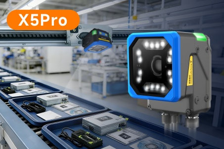 料盤碼位置不固定、角度多變導致漏讀？東集X5Pro工業讀碼器大視野批量讀取方案